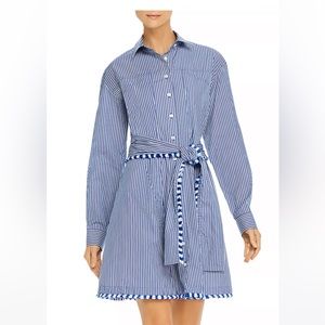 EUC Derek Lam 10 Crosby belted shirt dress - Size 8